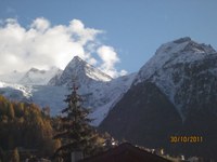 View from the house, Ried glacier